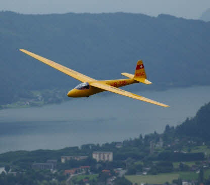 ob gemütliches Thermik- und Segelfliegen ... Anflug-K6e