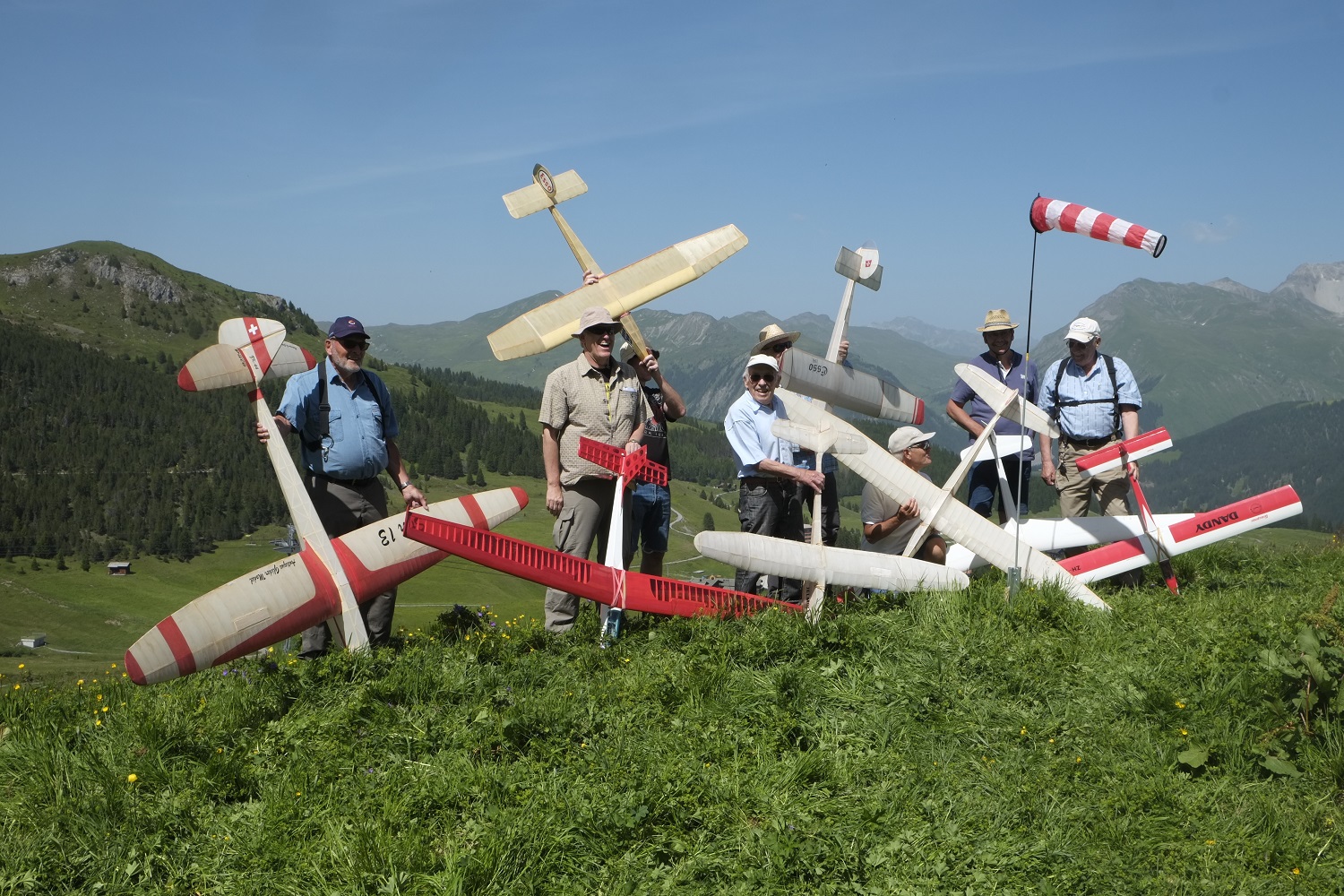 Antik-Segelflugmodelltreffen Arosa-Tschuggen